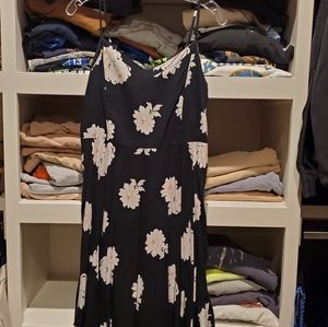 Old Navy Black Floral Dress